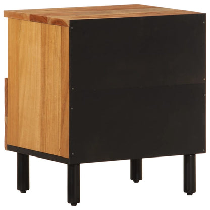 Bedside table 40x33x46 cm solid acacia wood