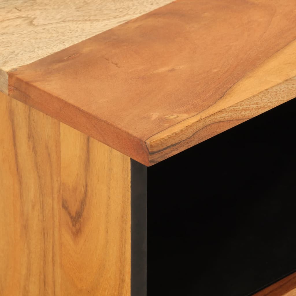 Bedside table 40x33x46 cm solid acacia wood
