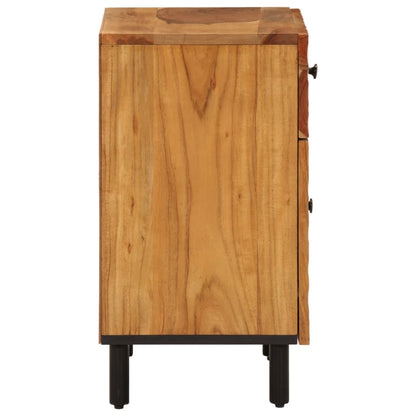Bedside table 50x33x60 cm solid acacia wood
