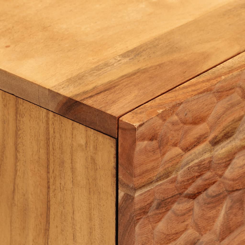 Bedside table 50x33x60 cm solid acacia wood