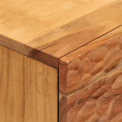 Bedside table 50x33x60 cm solid acacia wood