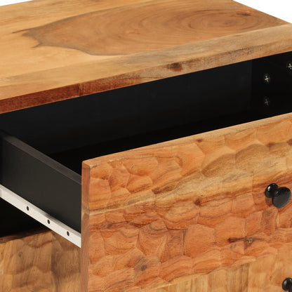 Bedside table 50x33x60 cm solid acacia wood