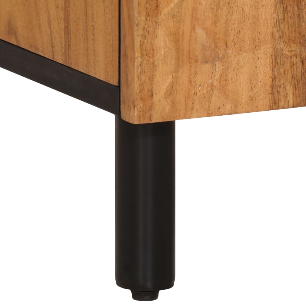 Bedside table 50x33x60 cm solid acacia wood