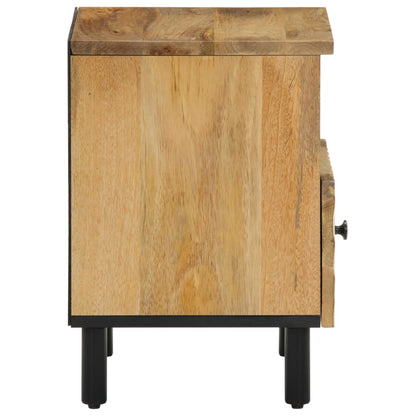 Bedside table 40x33x46 cm solid mango wood