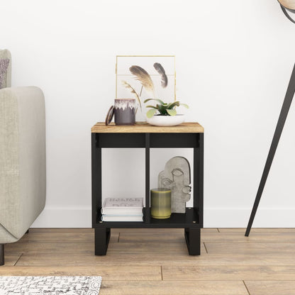 Side table 40x31x46 cm solid mango wood/wood derivative