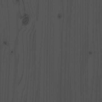 Bedside table 50x34x50 cm solid pine wood grey