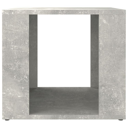 Bedside table 41x40x36cm wood derivatives cement grey