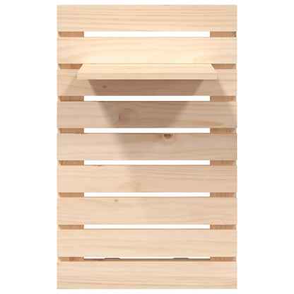 Wall Mount Shelves 2 pcs Solid Pine