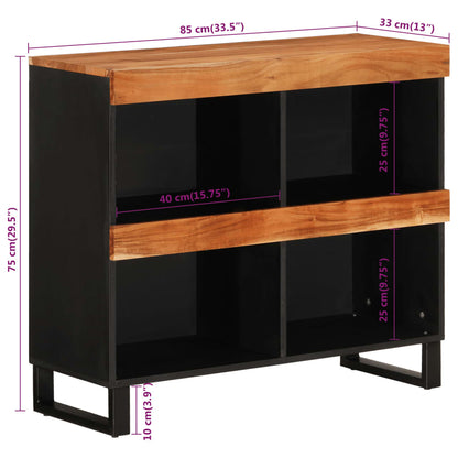 Support unit 85x33x75 cm solid acacia wood