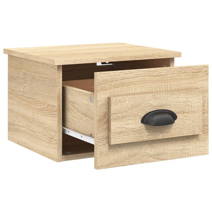 Wall mounted bedside table 41.5x36x28 cm Sonoma oak