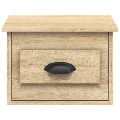 Wall mounted bedside table 41.5x36x28 cm Sonoma oak