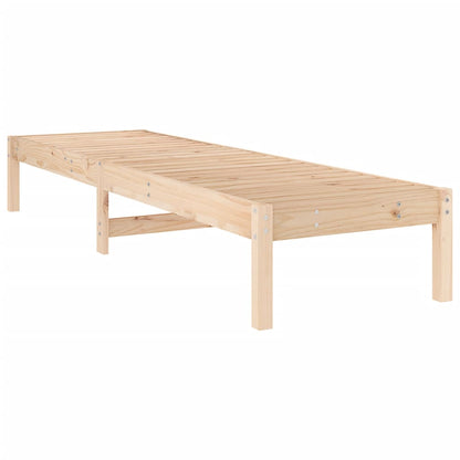 Sun loungers 2 pcs 199.5x60x74 cm solid pine wood