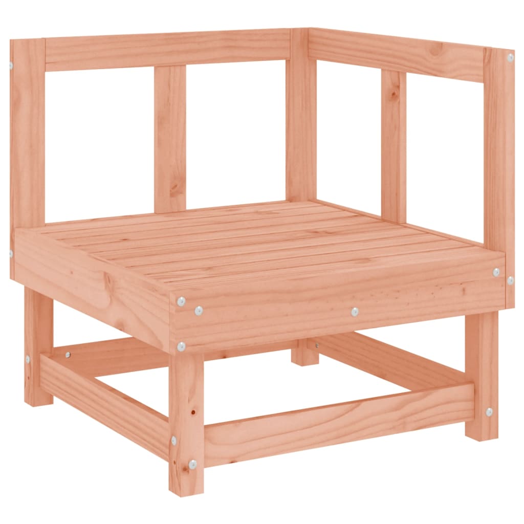 7 pcs conjunto lounge de jardim madeira de douglas maciça