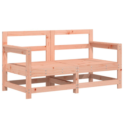 7 pcs conjunto lounge de jardim madeira de douglas maciça