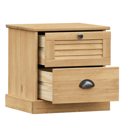 VIGO bedside table 42x35x42 cm solid pine wood
