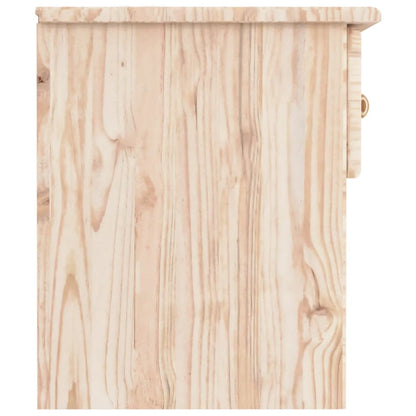 Mesa de cabeceira ALTA 41x35x41 cm madeira de pinho maciça