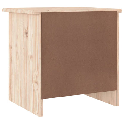 Mesa de cabeceira ALTA 41x35x41 cm madeira de pinho maciça