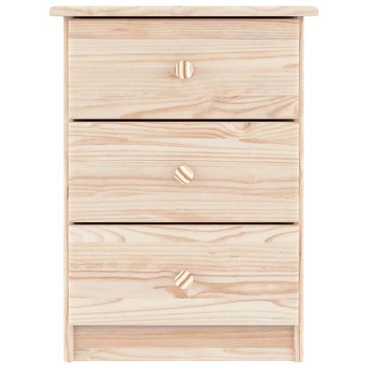 HIGH bedside table 41x35x55.5 cm solid pine wood
