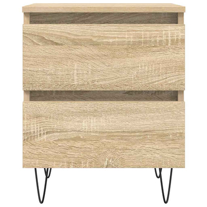 Mesa de cabeceira 40x35x50 cm derivados madeira carvalho sonoma