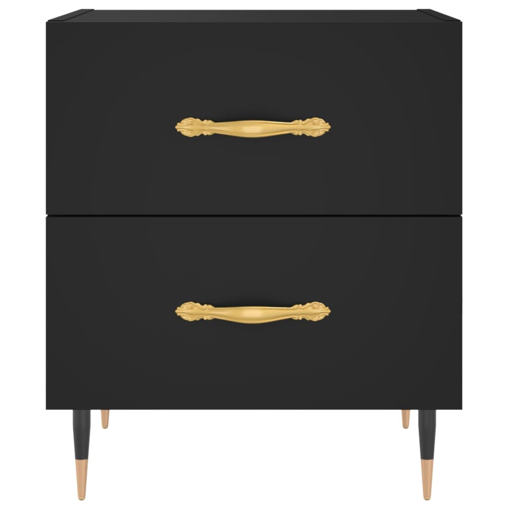 Mesa de cabeceira 40x35x47,5 cm derivados de madeira preto