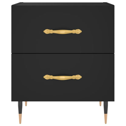 Mesa de cabeceira 40x35x47,5 cm derivados de madeira preto