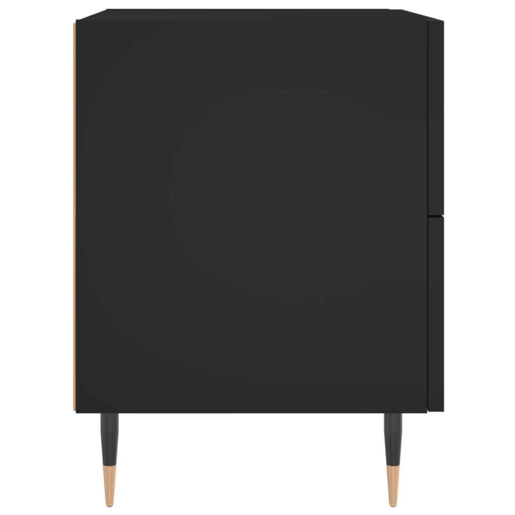 Mesa de cabeceira 40x35x47,5 cm derivados de madeira preto