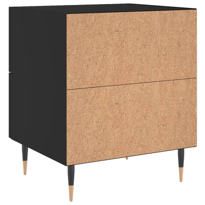 Mesa de cabeceira 40x35x47,5 cm derivados de madeira preto