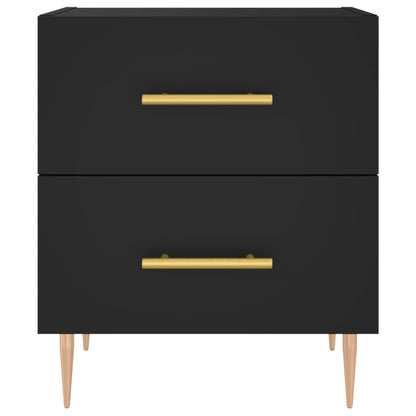 Mesa de cabeceira 40x35x47,5 cm derivados de madeira preto