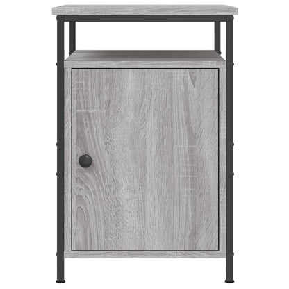 Mesa de cabeceira 40x42x60 cm derivados madeira cinzento sonoma