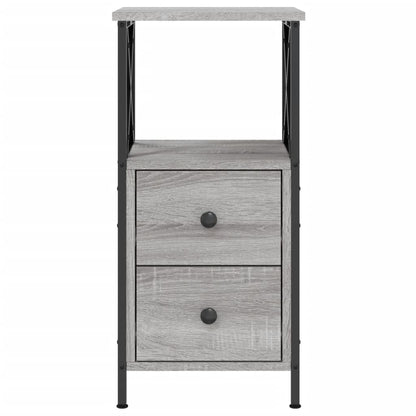Mesa cabeceira 34x35,5x70 cm derivados madeira cinza sonoma
