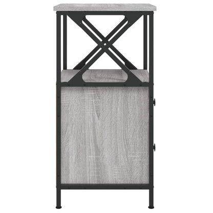 Mesa cabeceira 34x35,5x70 cm derivados madeira cinza sonoma