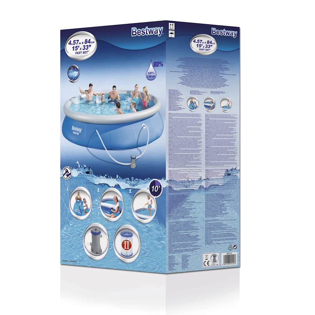 Fast Set swimming pool set 457x84 cm 57313