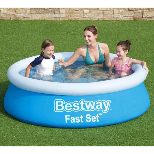 Fast Set Round Inflatable Pool 183x51 cm Blue