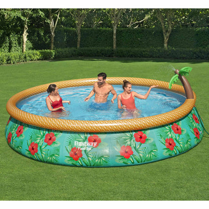 Fast Set Paradise Palms inflatable pool set 457x84 cm
