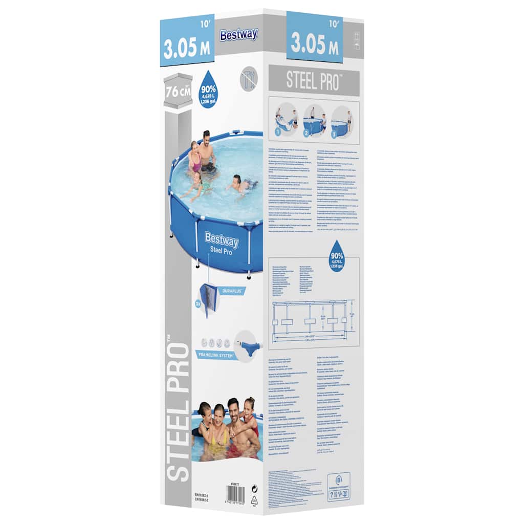 Steel Pro Pool 305x76 cm