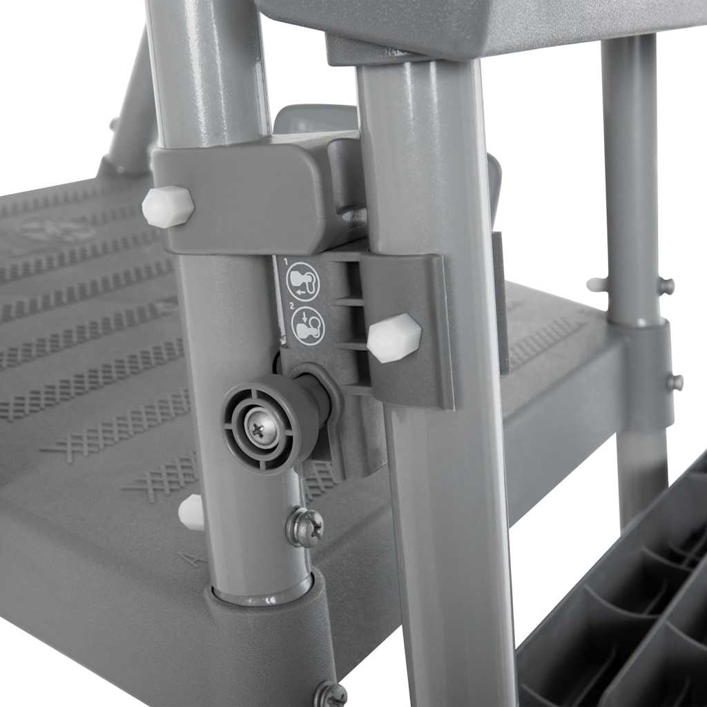 Flowclear safety ladder with 4 steps 122 cm