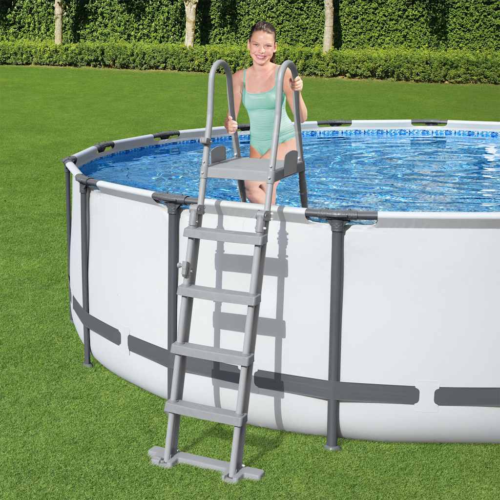 Flowclear pool ladder with 4 steps 132 cm
