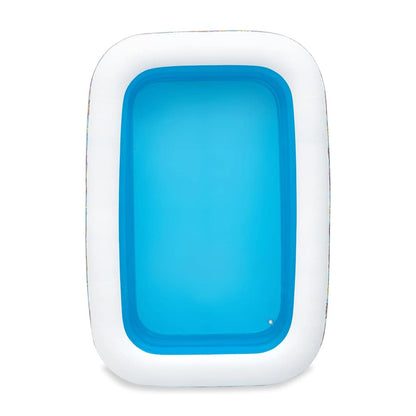 Piscina infantil insuflável 229x152x56 cm azul