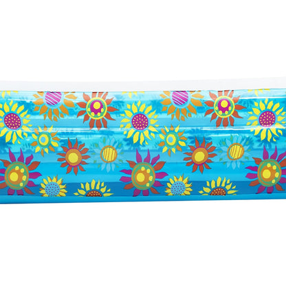 Piscina infantil insuflável 229x152x56 cm azul