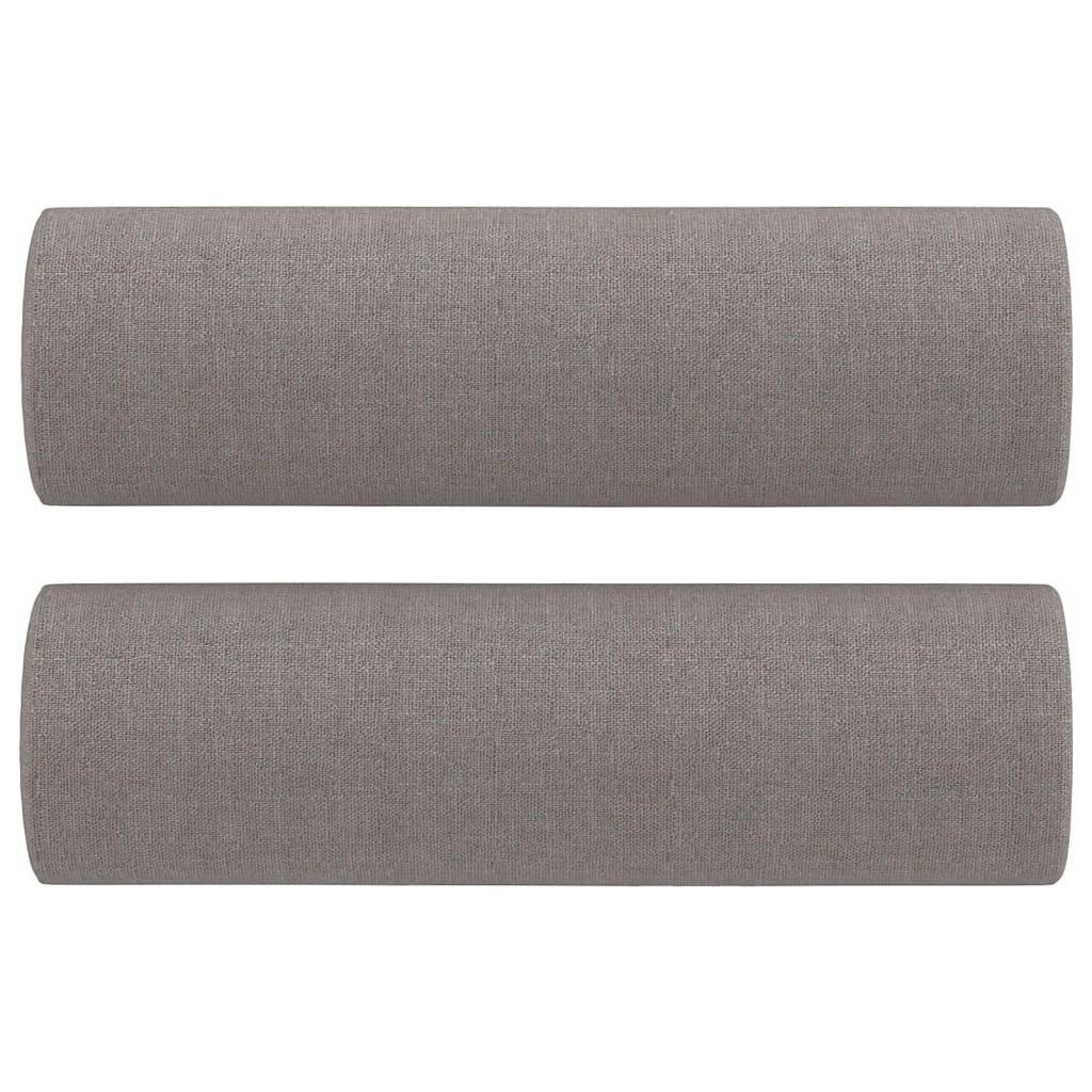 Sofá 3 lug. +almofadas decoração 180cm tecido cinza-acastanhado