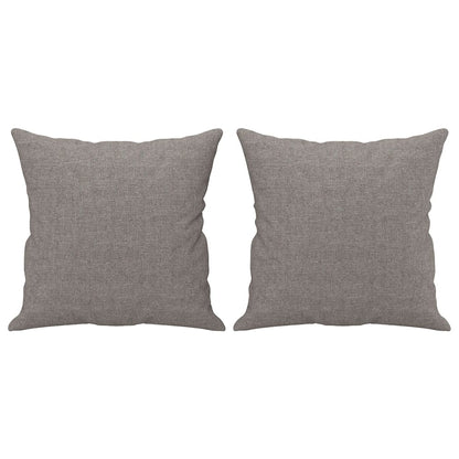 Sofá 3 lug. +almofadas decoração 180cm tecido cinza-acastanhado