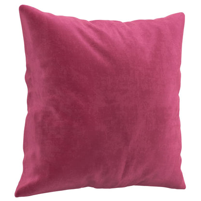 Sofá 3 lug. + almofadas decorativas 180cm veludo vermelho tinto