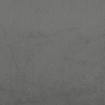 Sofá 2 lugares c/ almofadas 140 cm microfibra cinzento-escuro