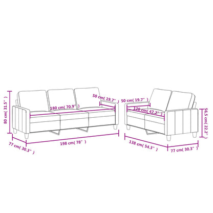 2 pcs conjunto sofás c/ almofadões couro artif. vermelho tinto