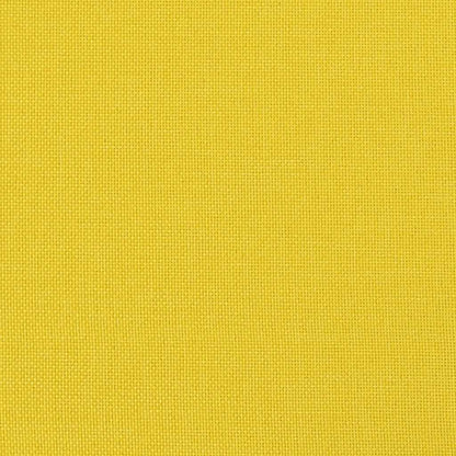 3 pcs conjunto de sofás com almofadas tecido amarelo-claro