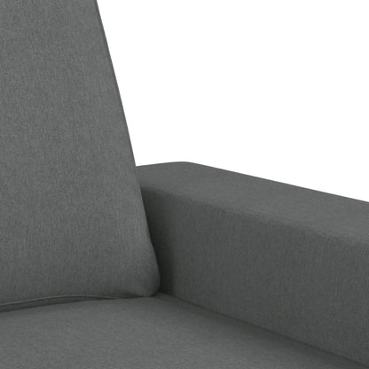 4 pcs conjunto de sofás tecido cinzento-escuro