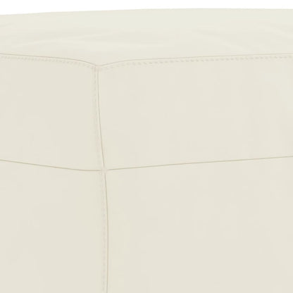 4 pcs conjunto de sofás veludo cor creme