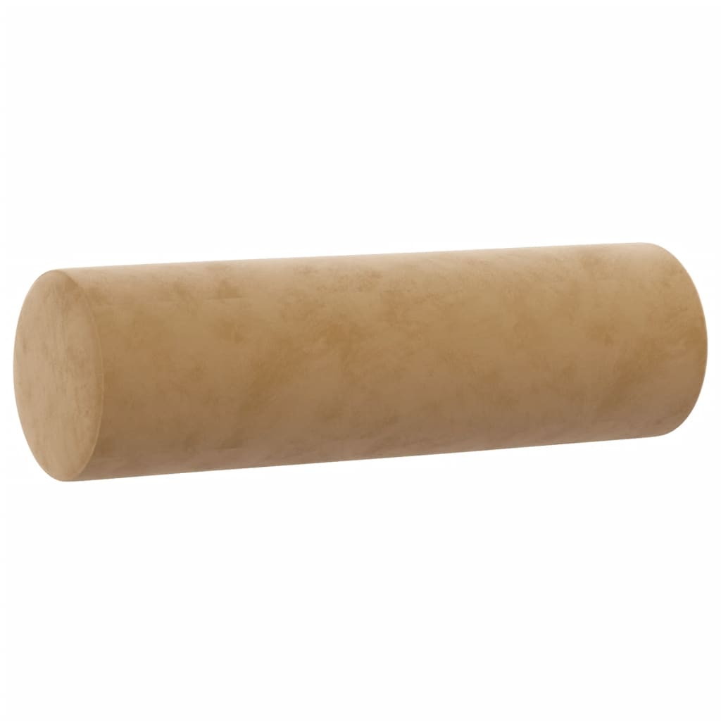 3 pcs conjunto de sofás com almofadas veludo castanho