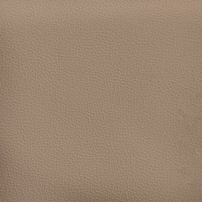2 pcs sofa set with artificial leather cushions in cappuccino color