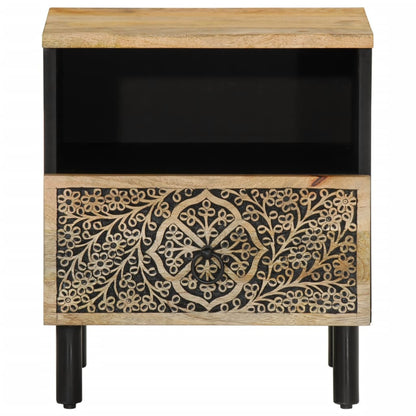 Bedside table 40x33x46 cm solid mango wood
